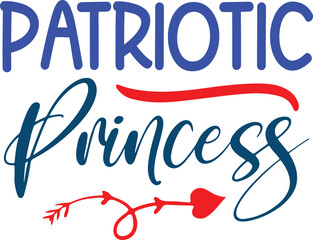 Patriotic 4th of July SVG Typography Designs Independence Day 