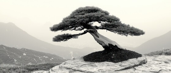 Bonsai on Mountaintop