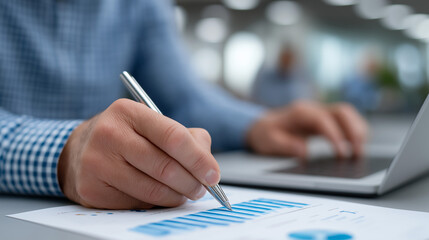 Creative Marketing Meeting with Analytics Reports and SEO Tools in a Bright Office, digital marketing team, business collaboration, SEO analytics, content strategy, teamwork meeting, office desk works