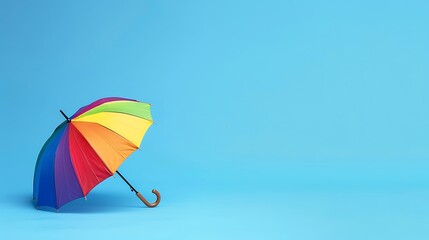 colorful umbrella on the beach