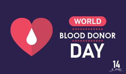World Blood Donor Day observed each year on June 14th.