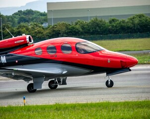 old biplane on the runway