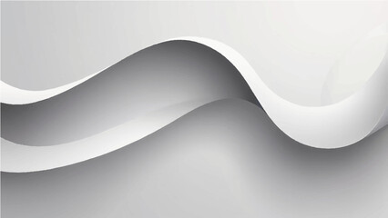 Abstract Wave Background with Blue Gradient Lines and Digital Curve Design.