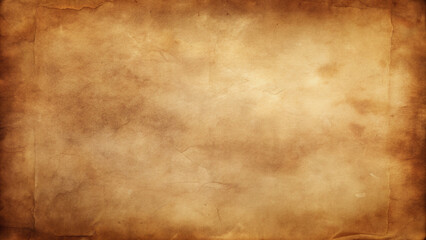 Naklejka premium Aged Vintage Paper Texture with Cracks, Stains, and Burnt Edges