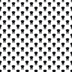 Pattern of teeth, dental background