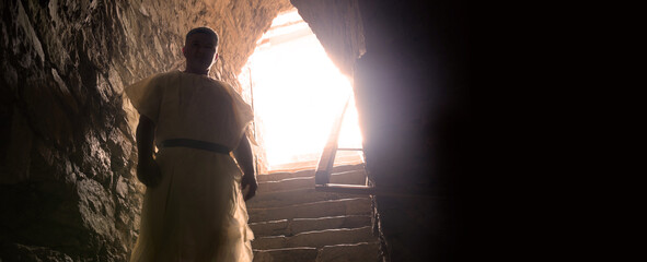 Ancient guard at the entrance to the dungeon