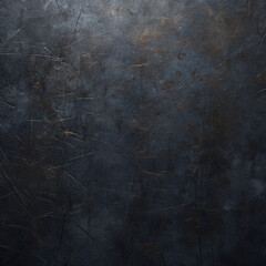 Obraz premium Dark Scratched Metal Texture with Grunge Surface and Industrial Wear