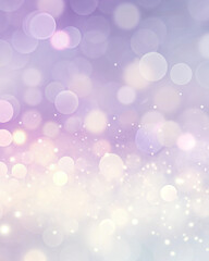 Fototapeta premium Soft Pastel Bokeh Light Background with Sparkles and Blurred Circles