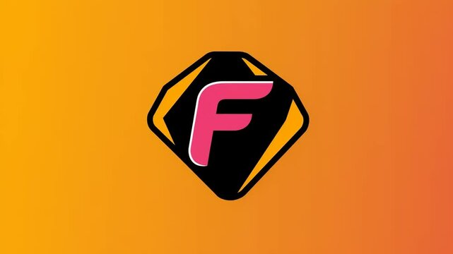 Vibrant logo design featuring a stylized letter 'F' against a colorful gradient background