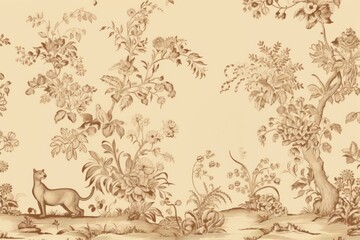 Ant wallpaper pattern drawing.