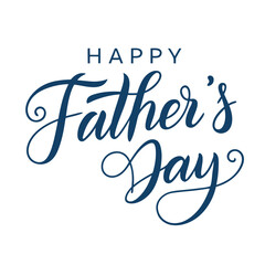 Happy Fathers Day vector text banner illustration. Happy Fathers Day typography vector logo. Happy Fathers Day  design, background graphic. cards, social media and poster designs.