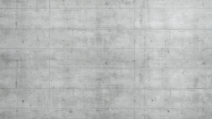 Fototapeta premium Industrial Concrete Wall Texture with Horizontal Lines and Bolt Holes