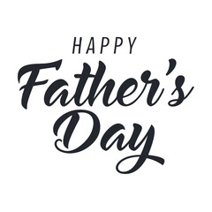 Happy Fathers Day vector text banner illustration. Happy Fathers Day typography vector logo. Happy Fathers Day  design, background graphic. cards, social media and poster designs.