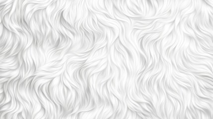 White fluffy fur texture seamless abstract background. Soft elegant pattern, plush animal fibers, luxury fabric surface. Cozy decorative textile, modern minimal design, clean winter wallpaper.