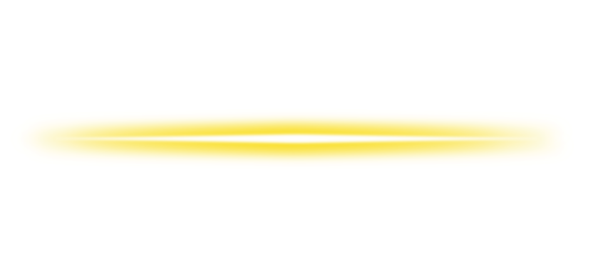 Realistic glowing gold horizontal light rays flash isolated transparent background. Shiny lens flare light overlay decoration design elements
