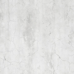 Obraz premium Cracked White Concrete Wall Texture with Subtle Weathering for Background Use