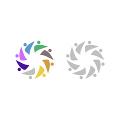 Fototapeta premium Coworking People Together Union Teamwork 