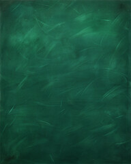 Obraz premium Empty Green Chalkboard with Chalk Smudges – Education or Background Use