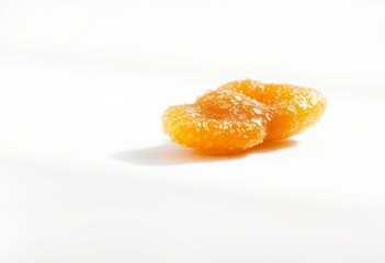 Photorealistic image of candied ginger with sugar crystals