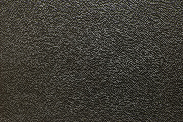 Black grainy leather texture as background