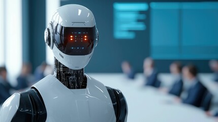 Diverse team of business professionals engaged in a collaborative meeting to discuss the latest developments and strategies for incorporating intelligence solutions into their corporate and future