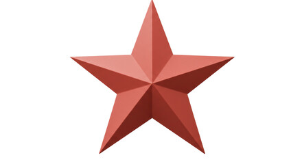 Isolated Red Star