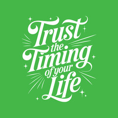 Naklejka premium Inspirational Quote Art – 