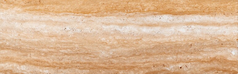 Travertine stone background in creamy beige tones with soft layered structure