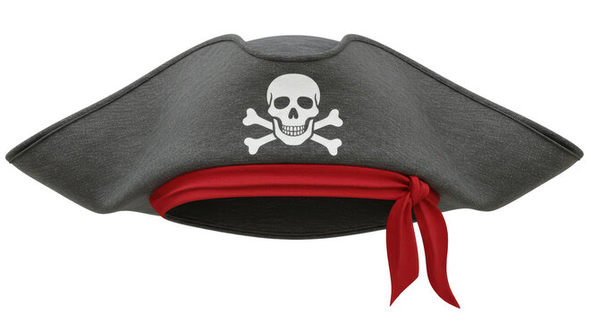 Isolated Pirate Hat