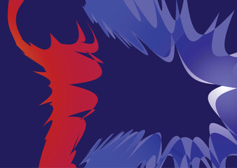 Abstract colorful  background with geometric shapes pattern. Vector illustration in flat style..Design element for poster, card, banner, flyer.