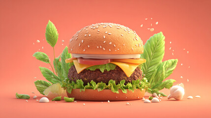 Burger Island Diorama