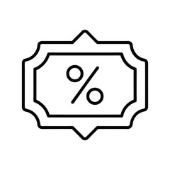 Abstract Background with Percent Sign Vector Illustration – Discount and Sale Concept