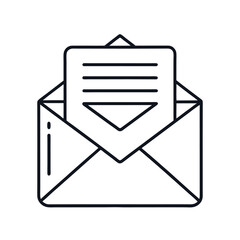 Mail Envelope Icon – Vector Symbol for Email and Messaging