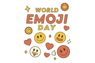 World Smile Day T Shirt, Banner, poster template
