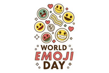 World Smile Day T Shirt, Banner, poster template