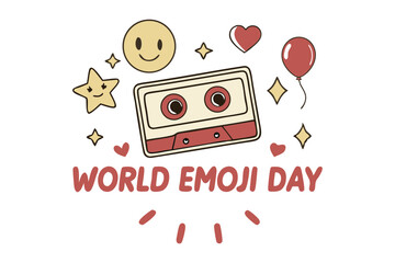 World Smile Day T Shirt, Banner, poster template