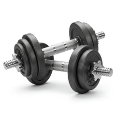 Fototapeta premium dumbbell isolated on white background