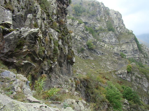 rock in the mountains