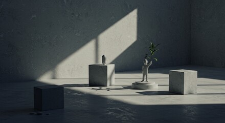 A man is standing in front of a plant in a room with a lot of sunlight
