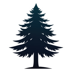 Obraz premium vector illustration of a Christmas tree