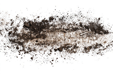 Fototapeta premium dirt and mud texture on a transparent background 