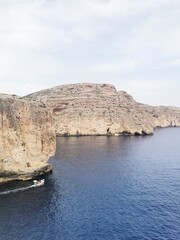 05.21.2025 View of the Mediterranean Sea from the mountainous area of Malta