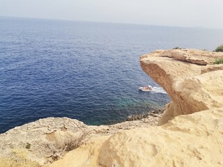 05.21.2025 View of the Mediterranean Sea from the mountainous area of Malta