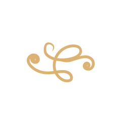 decorative flourishes and swirls 