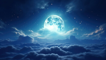 Night moon sky backgrounds.