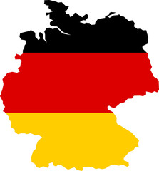 Fototapeta premium map of Germany