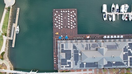 Mandurah, Australia – May 31, 2025: The Coastal Marina Town of Mandurah
