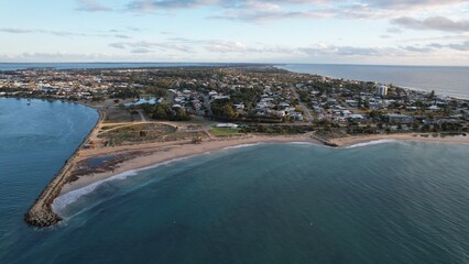 Mandurah, Australia – May 31, 2025: The Coastal Marina Town of Mandurah