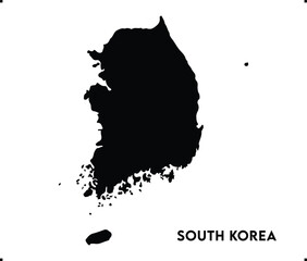 South Korea icon vector design, South Korea Logo design, South Korea's unique charm and natural wonders, Use it in your marketing materials, travel guides, South Korea map logo icon design vector
