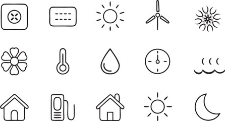 Collection of vector icons for web design